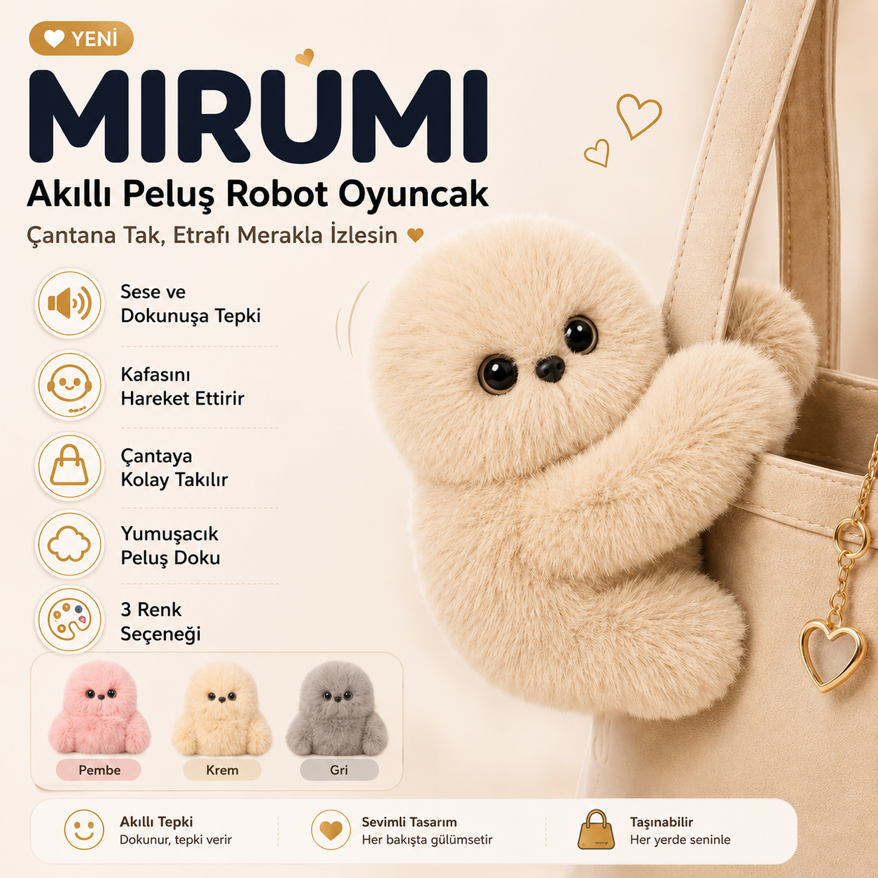 Mirumi Peluş Robot Oyuncak